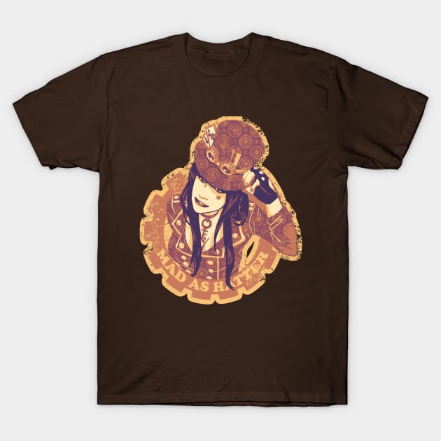 Mad as Hatter T-Shirt by merkerinn